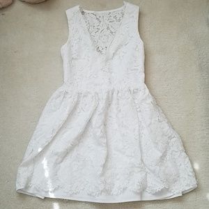 White Lace Tobi Dress